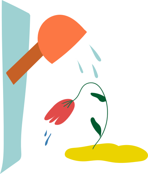 Jouer avec l’eau, c’est quand on prend son bain. La douche c’est pour être tout propre et 5 min c’est bien suffisant pour ça. 